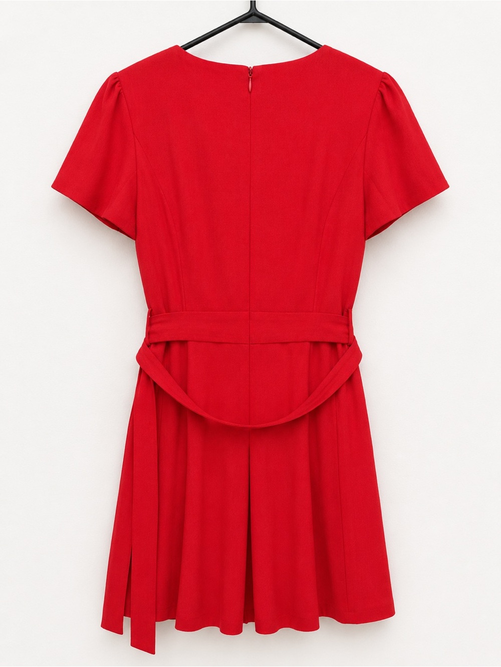 NWT Antonio Melani Red Linen Romper Size 16 - Picture 3 of 5